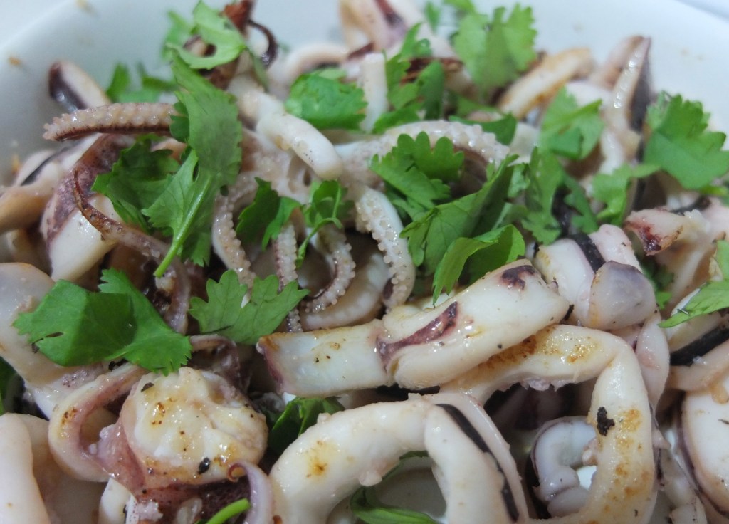 squids a la fleur de sel