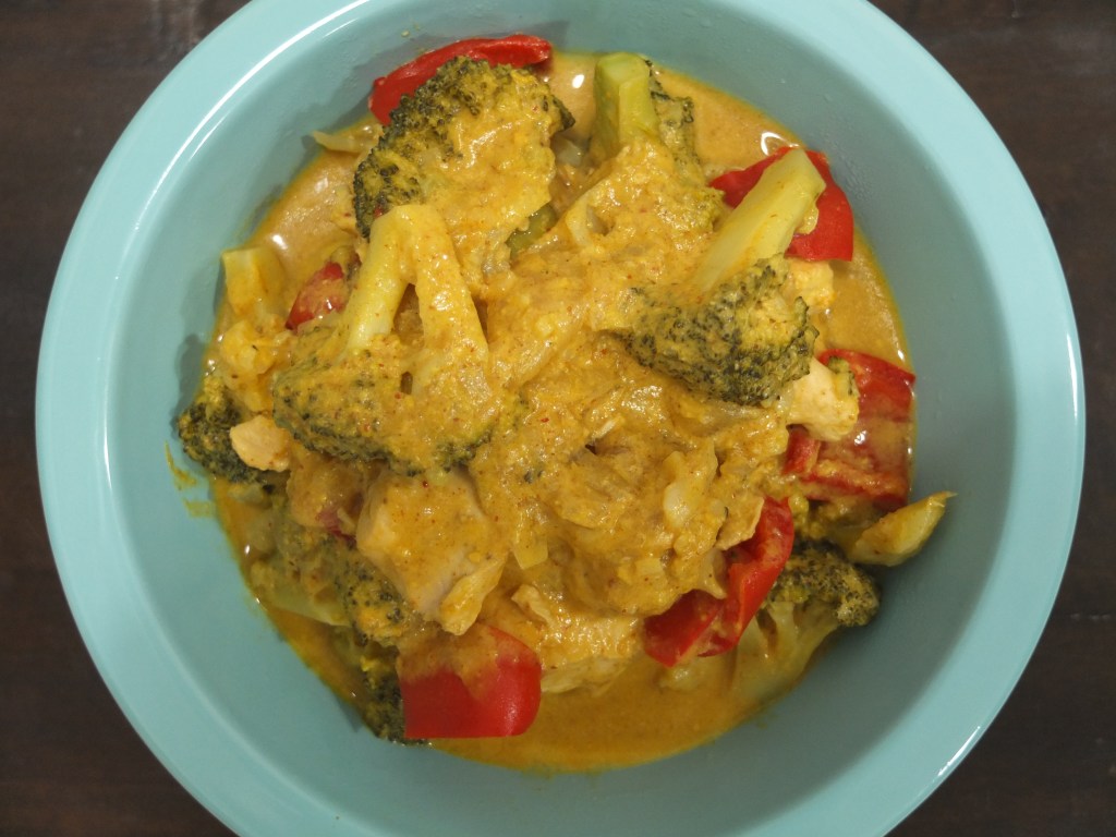 red curry chicken